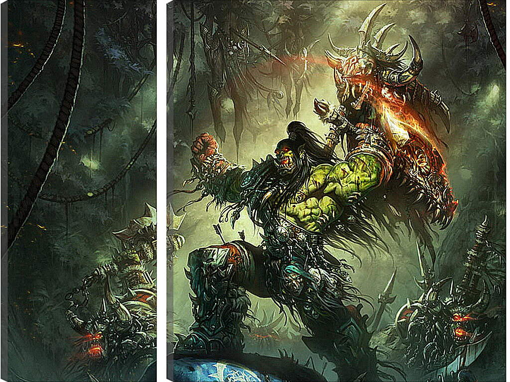Модульная картина - Warcraft