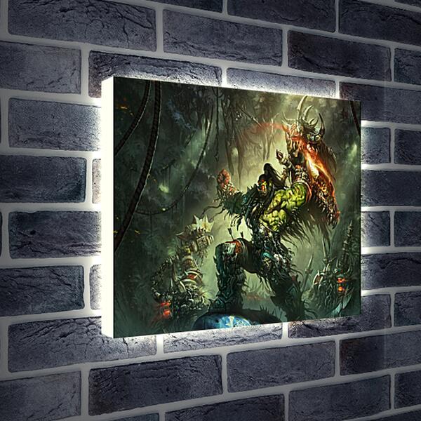 Лайтбокс световая панель - Warcraft