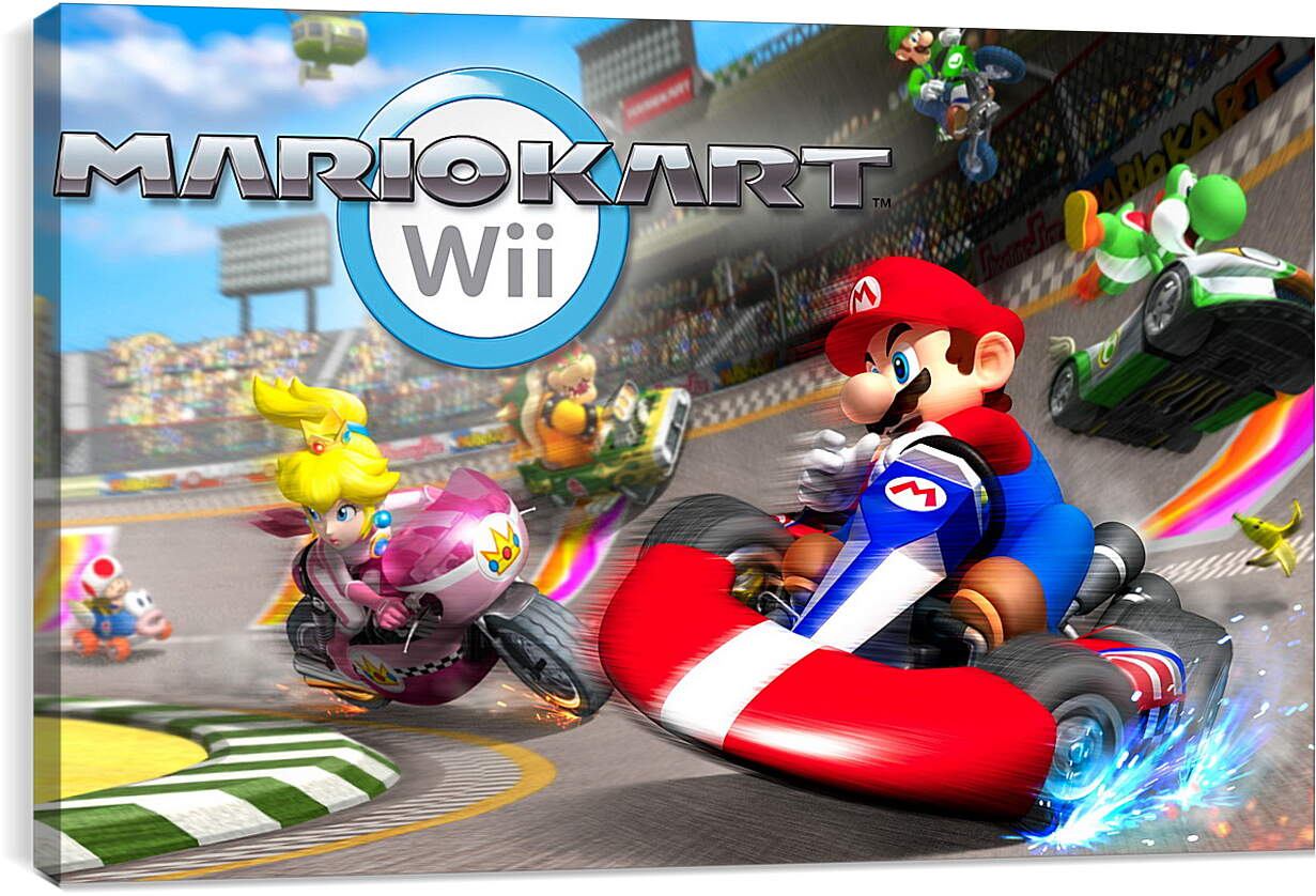 Постер и плакат - Mario Kart Wii
