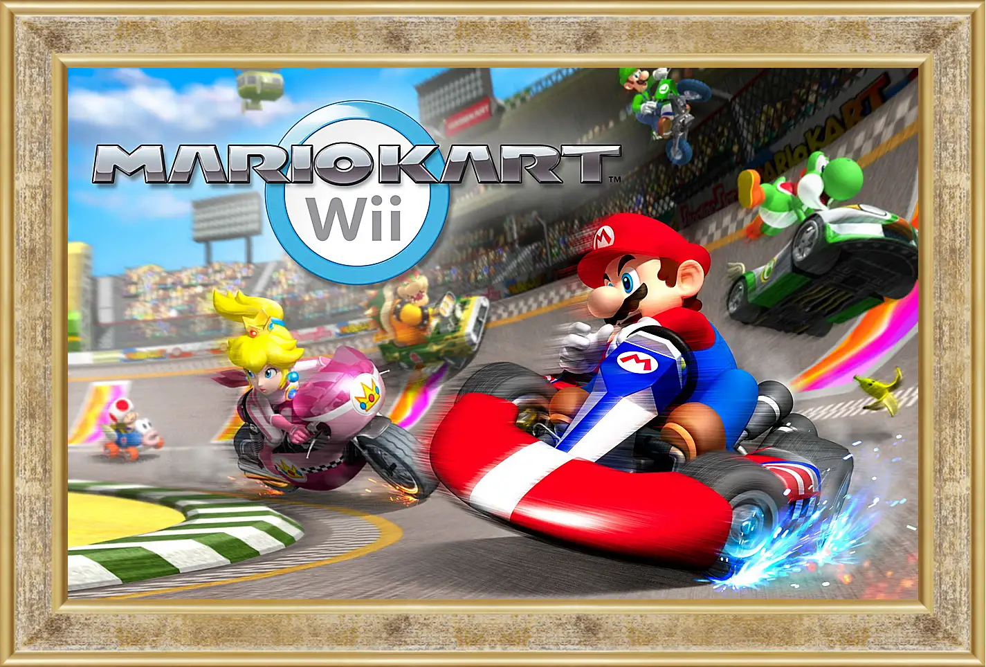 Картина в раме - Mario Kart Wii
