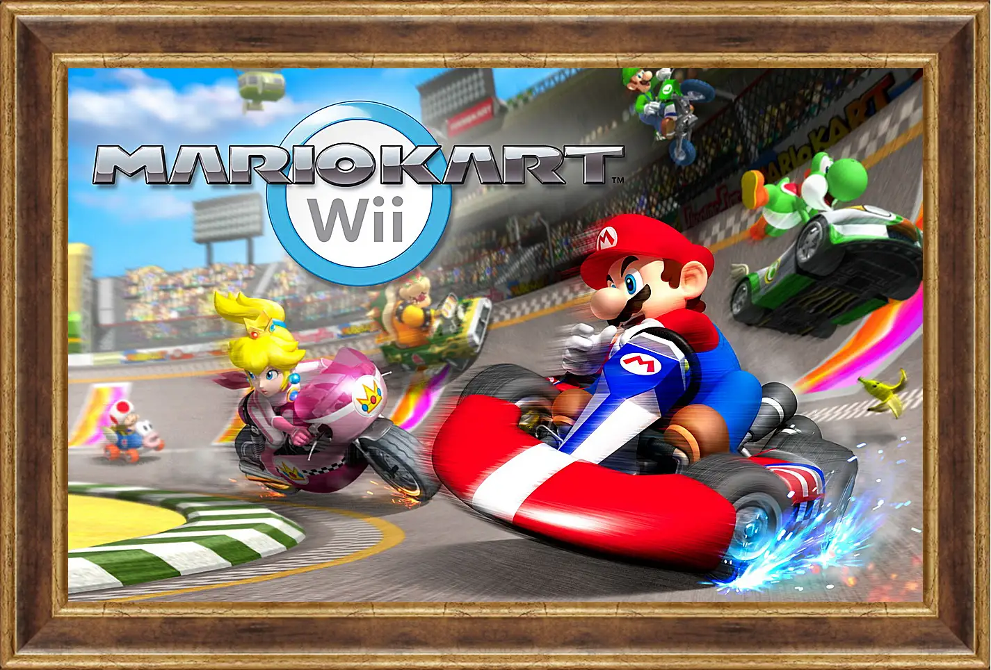 Картина в раме - Mario Kart Wii
