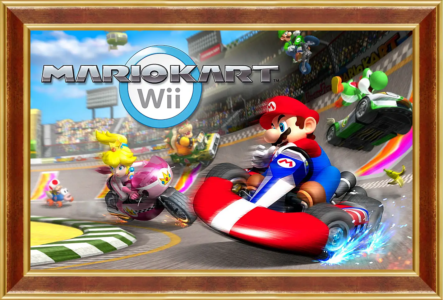 Картина в раме - Mario Kart Wii
