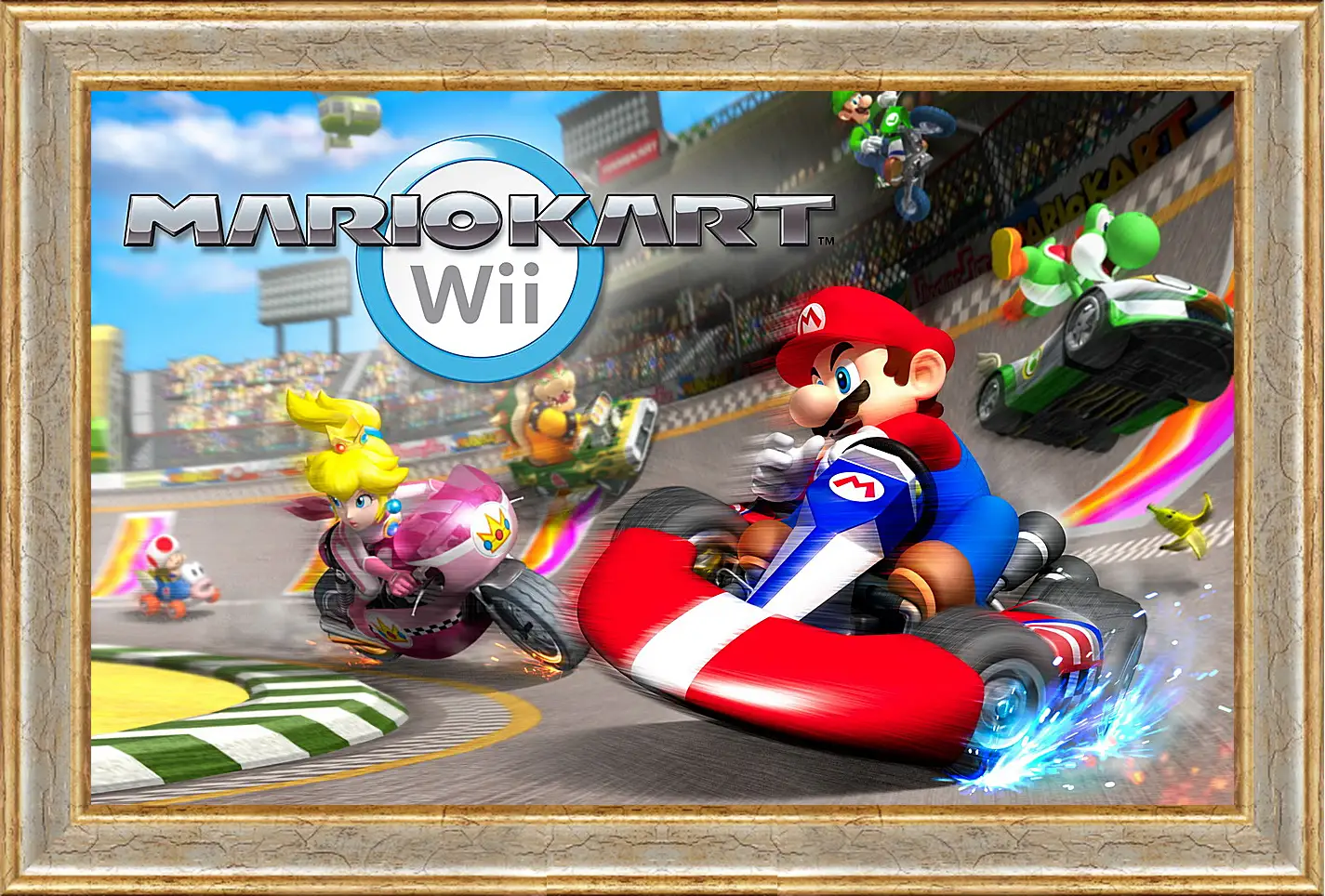 Картина в раме - Mario Kart Wii
