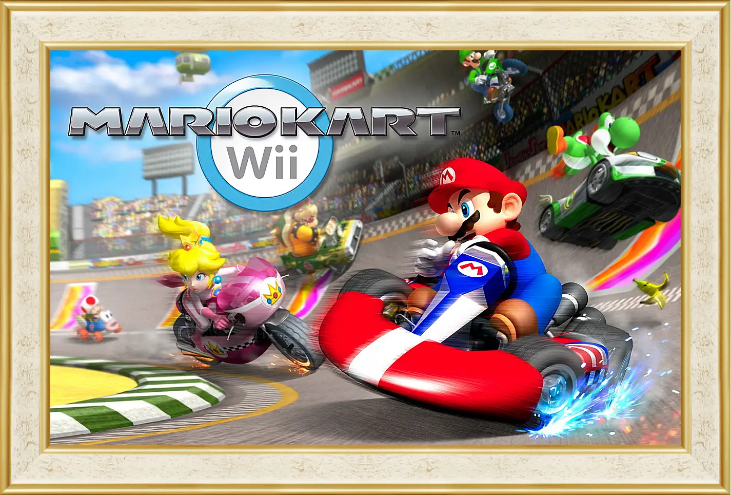 Картина в раме - Mario Kart Wii
