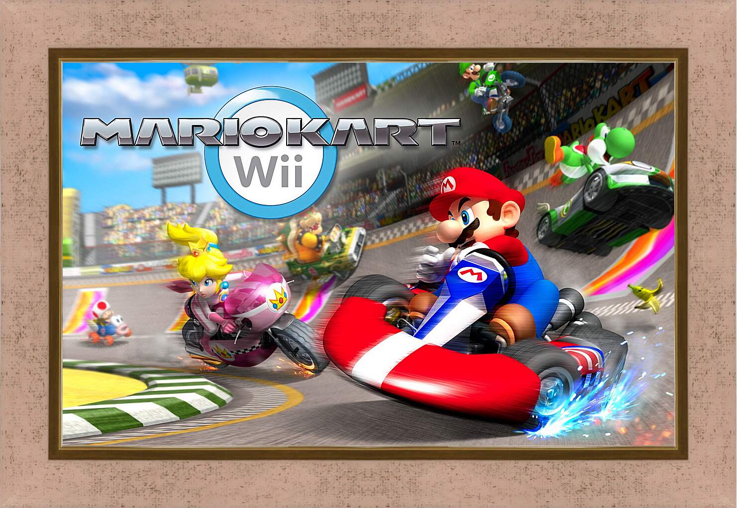 Картина в раме - Mario Kart Wii
