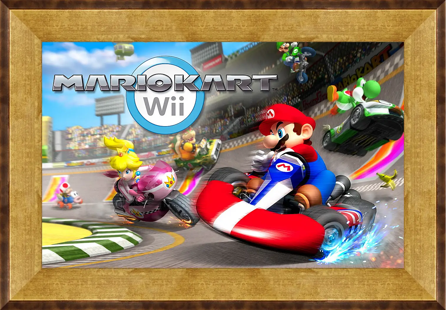 Картина в раме - Mario Kart Wii
