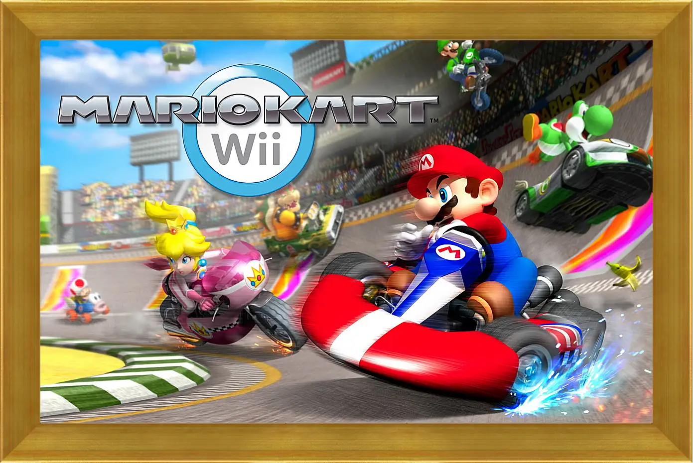 Картина в раме - Mario Kart Wii
