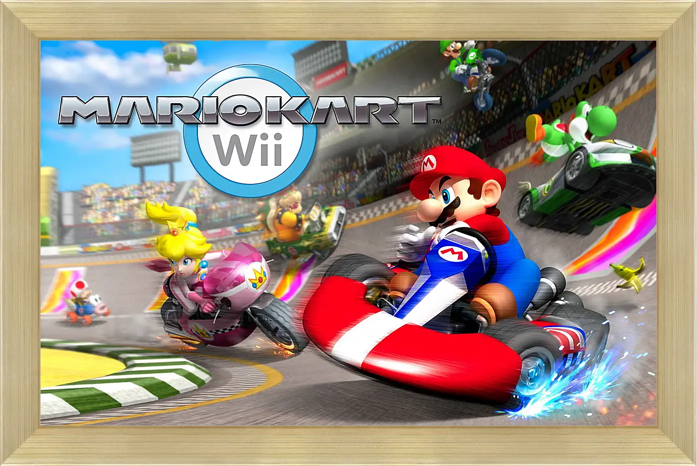 Картина в раме - Mario Kart Wii
