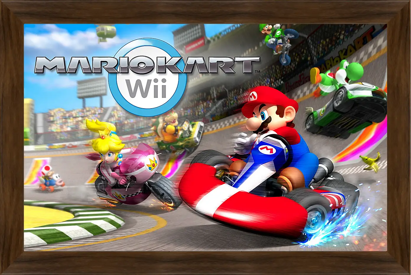 Картина в раме - Mario Kart Wii
