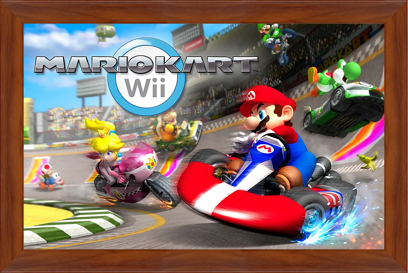 Картина в раме - Mario Kart Wii
