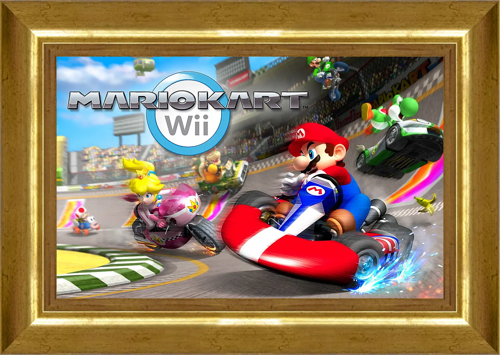 Картина в раме - Mario Kart Wii
