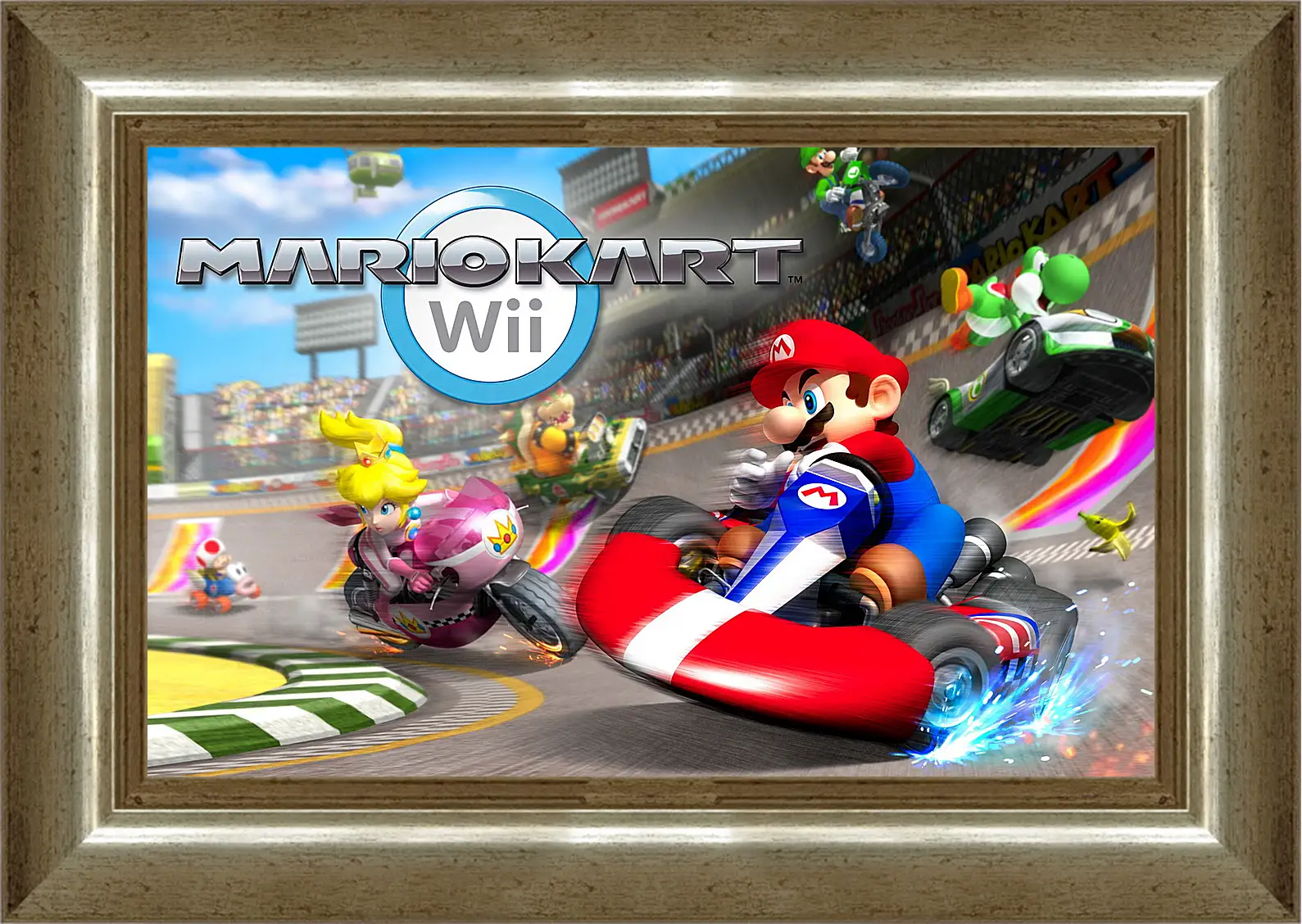 Картина в раме - Mario Kart Wii
