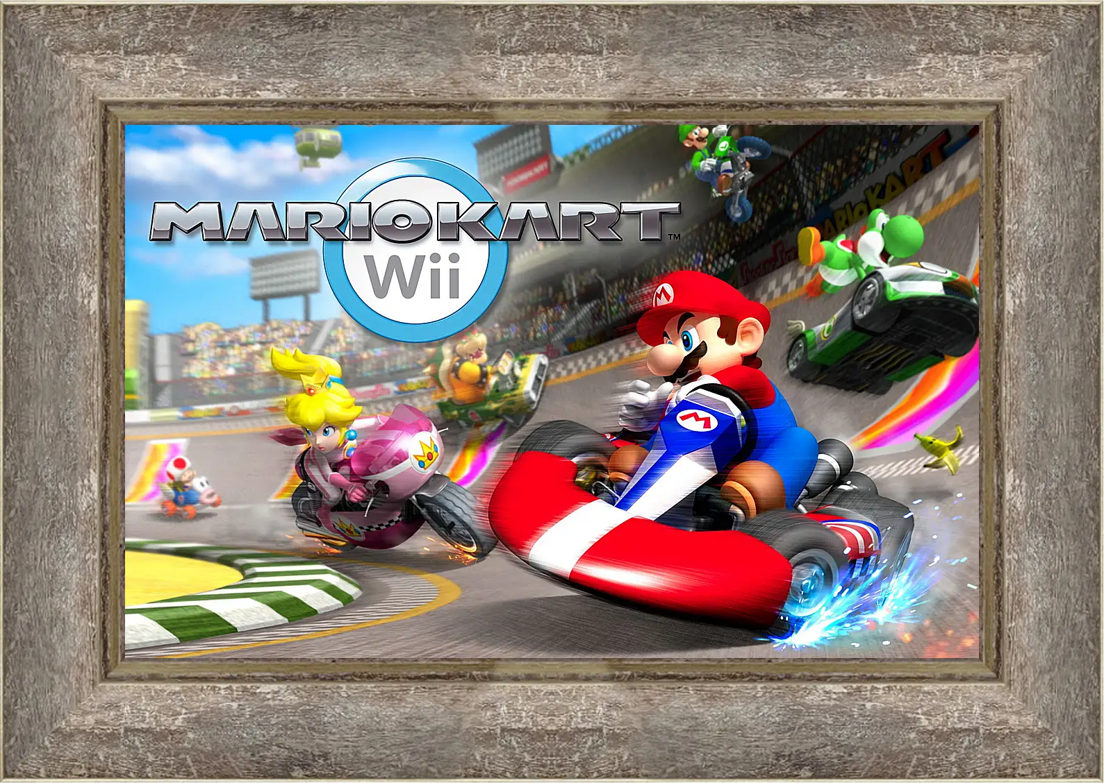 Картина в раме - Mario Kart Wii
