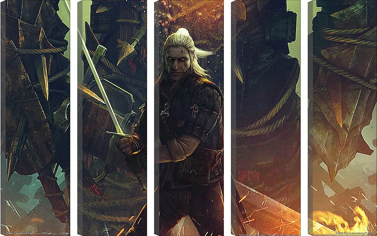 Модульная картина - The Witcher 2: Assassins Of Kings