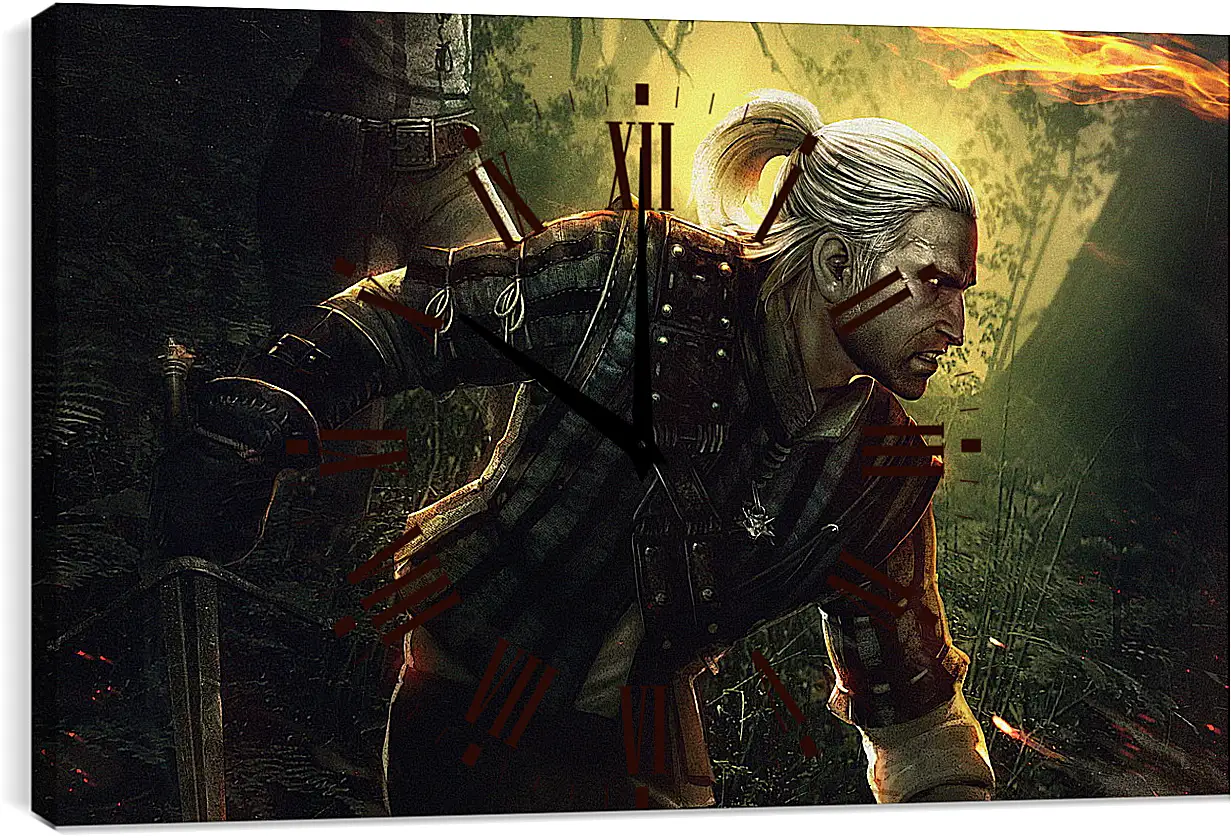 Часы картина - The Witcher 2: Assassins Of Kings