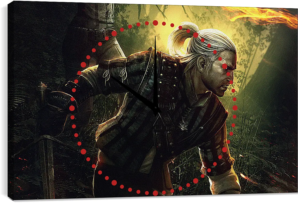 Часы картина - The Witcher 2: Assassins Of Kings