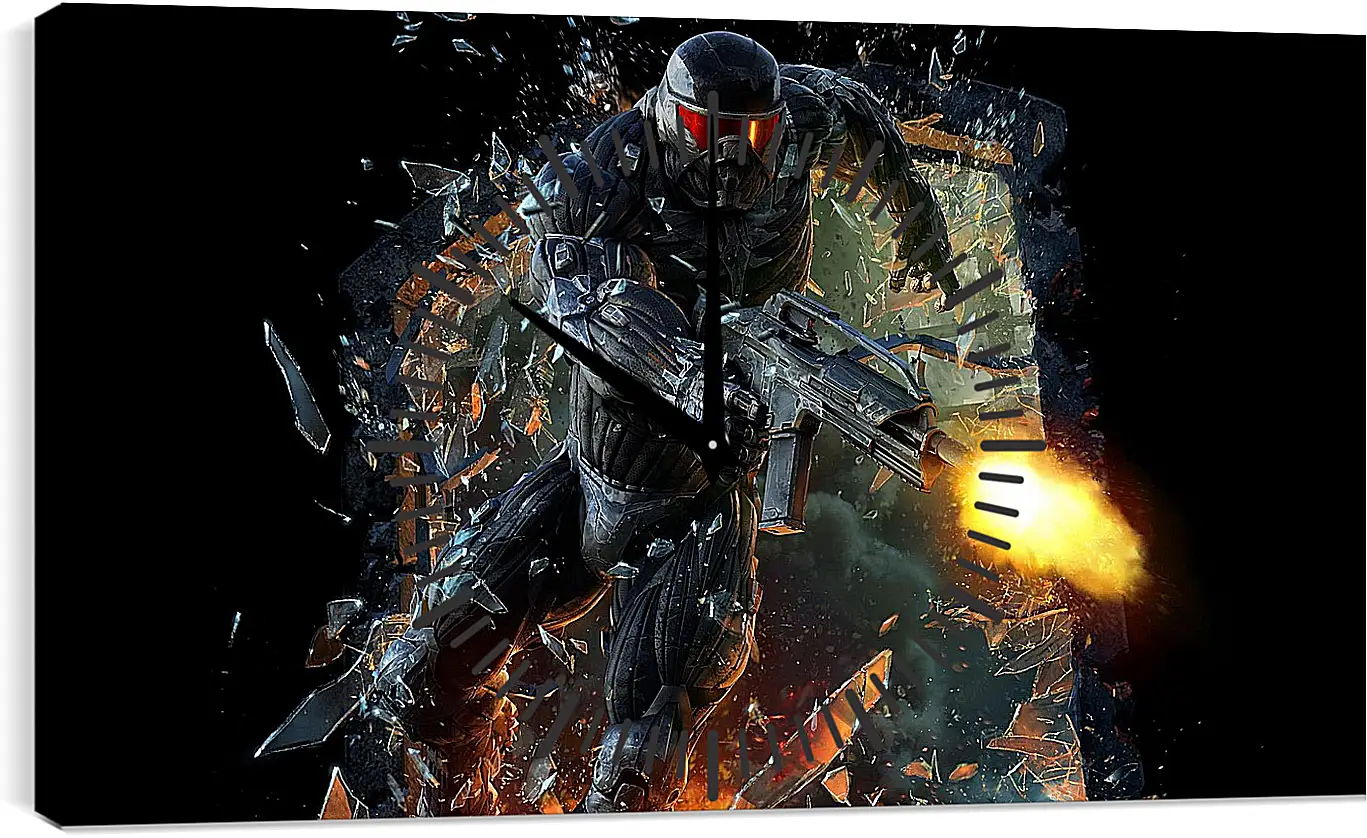 Часы картина - Crysis 2
