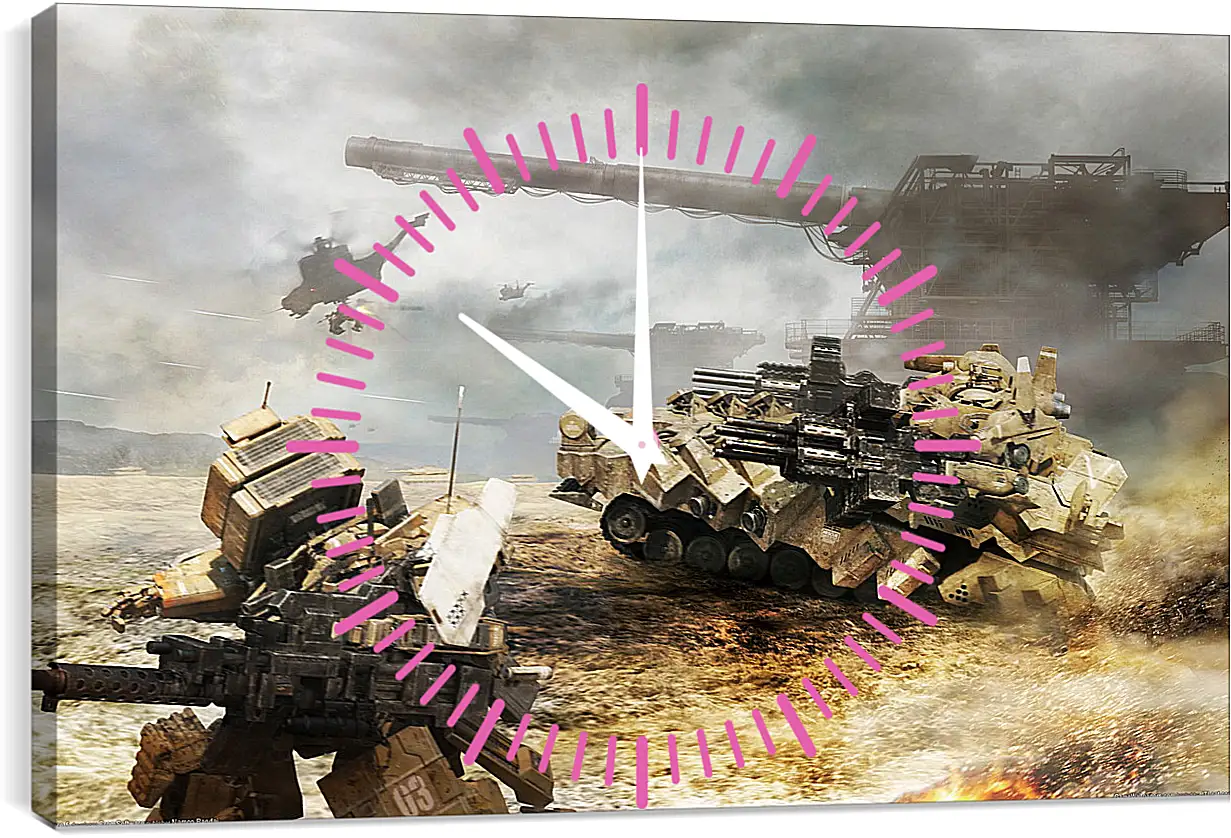 Часы картина - Armored Core
