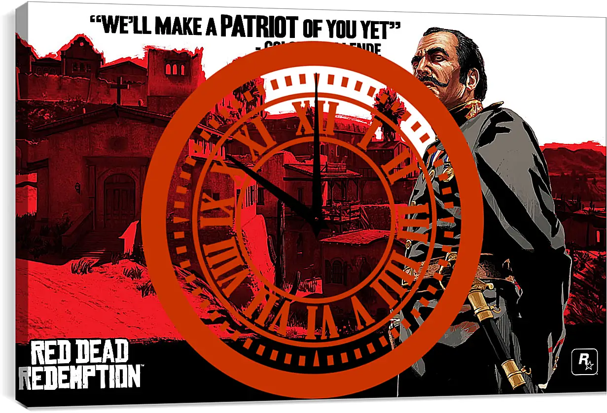 Часы картина - Red Dead Redemption
