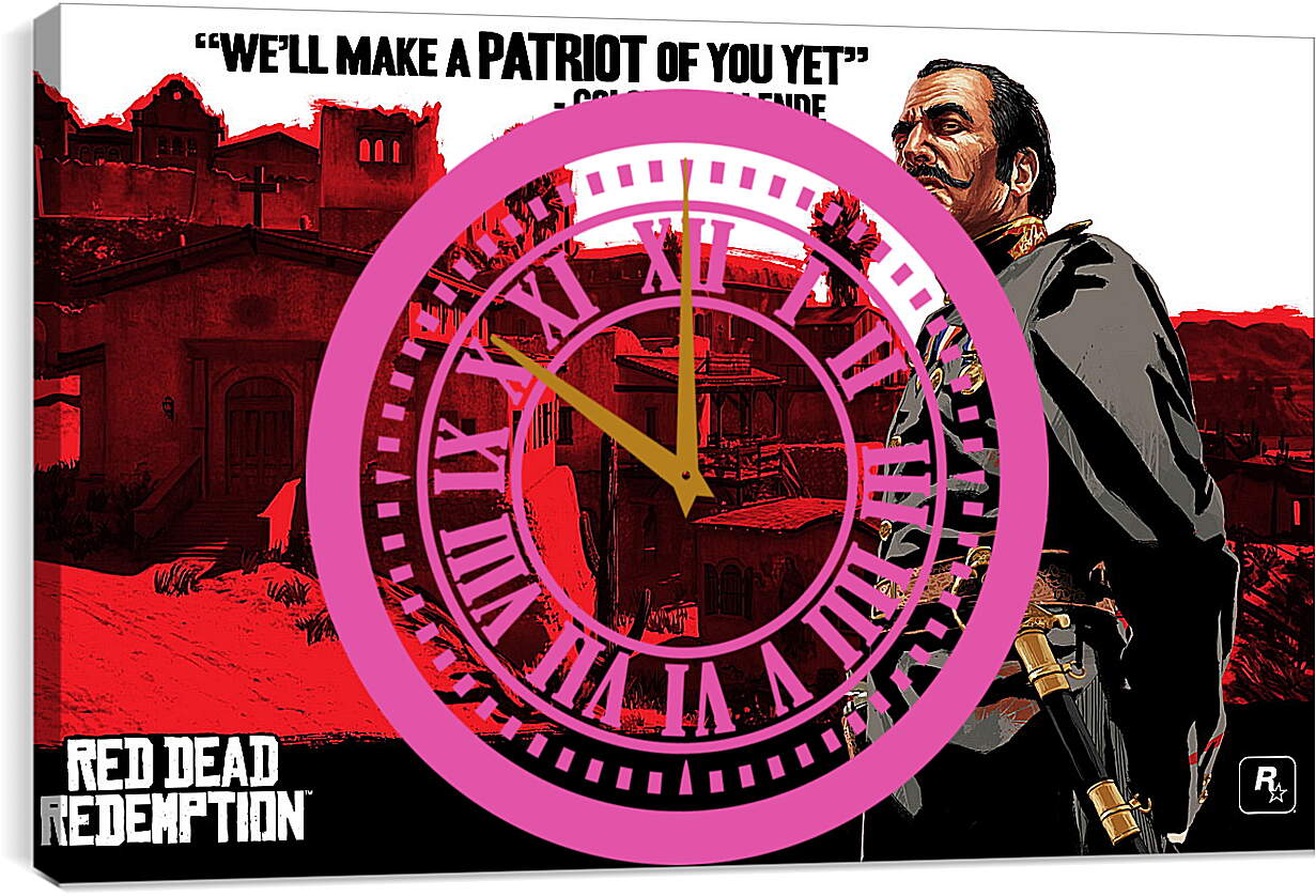 Часы картина - Red Dead Redemption
