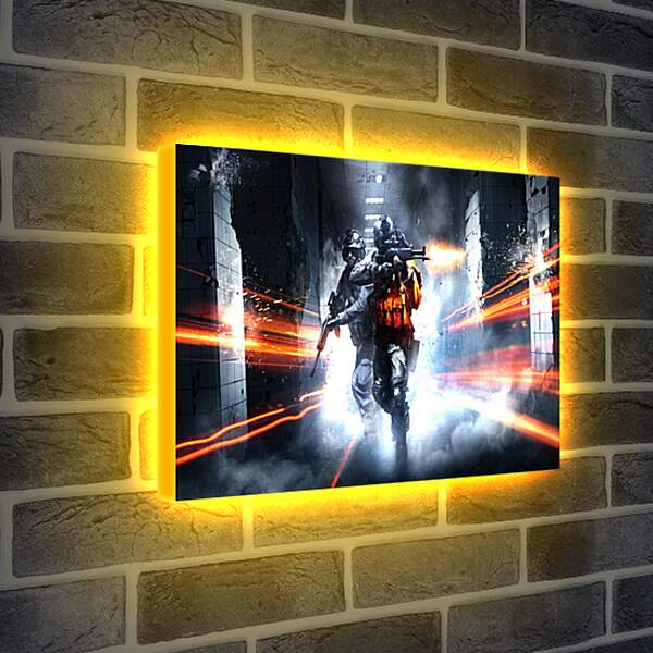 Лайтбокс световая панель - Battlefield 3
