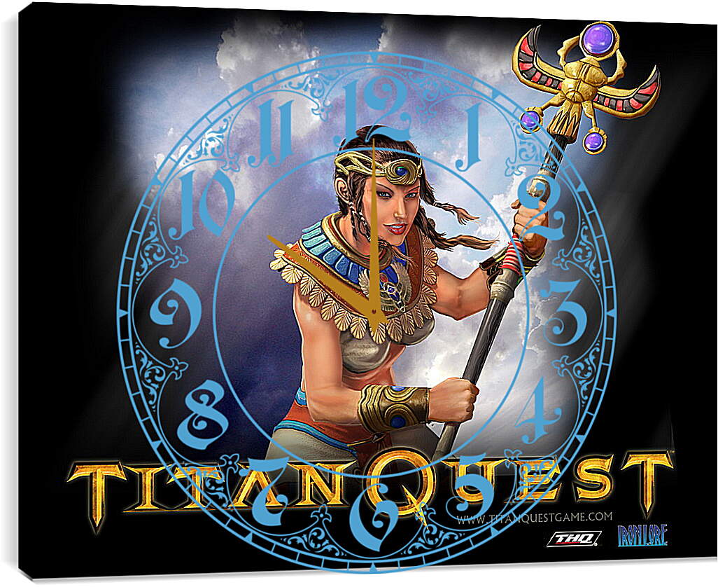 Часы картина - Titan Quest
