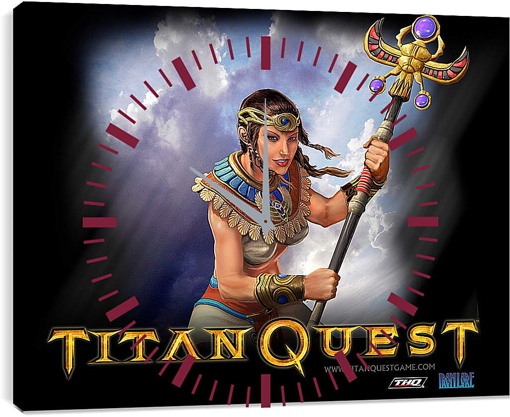 Часы картина - Titan Quest
