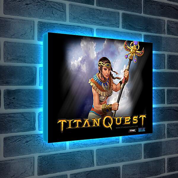 Лайтбокс световая панель - Titan Quest

