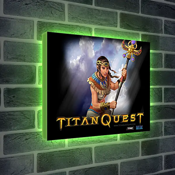 Лайтбокс световая панель - Titan Quest
