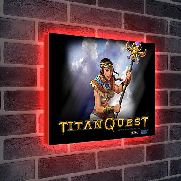 Лайтбокс световая панель - Titan Quest
