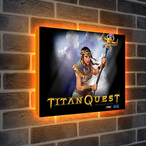 Лайтбокс световая панель - Titan Quest
