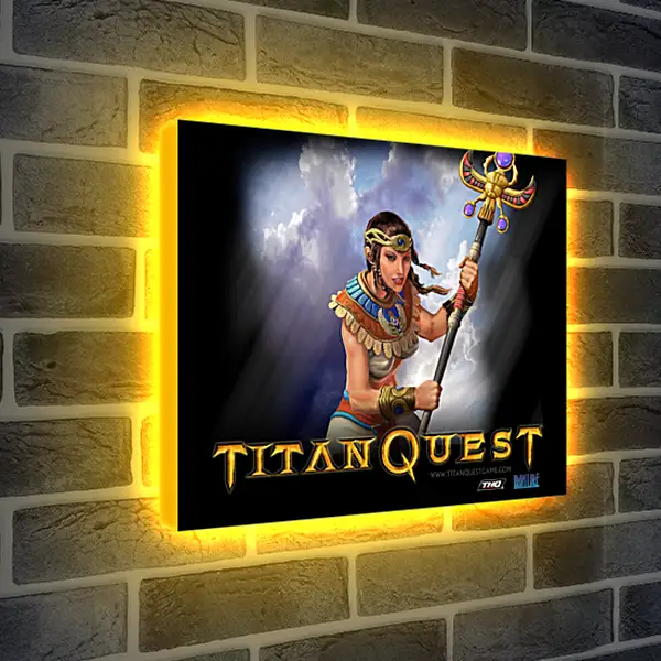 Лайтбокс световая панель - Titan Quest
