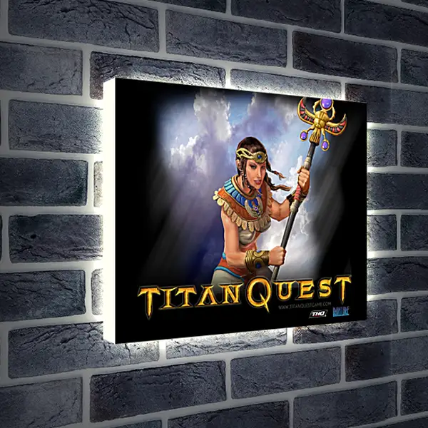 Лайтбокс световая панель - Titan Quest
