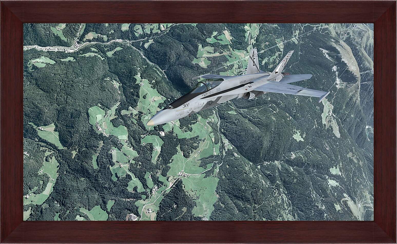 Картина в раме - Microsoft Flight Simulator

