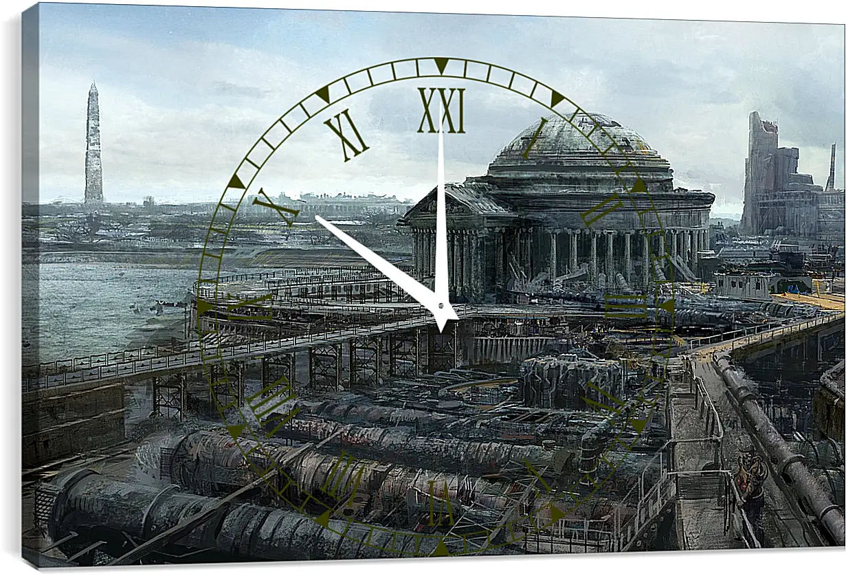 Часы картина - Fallout 3
