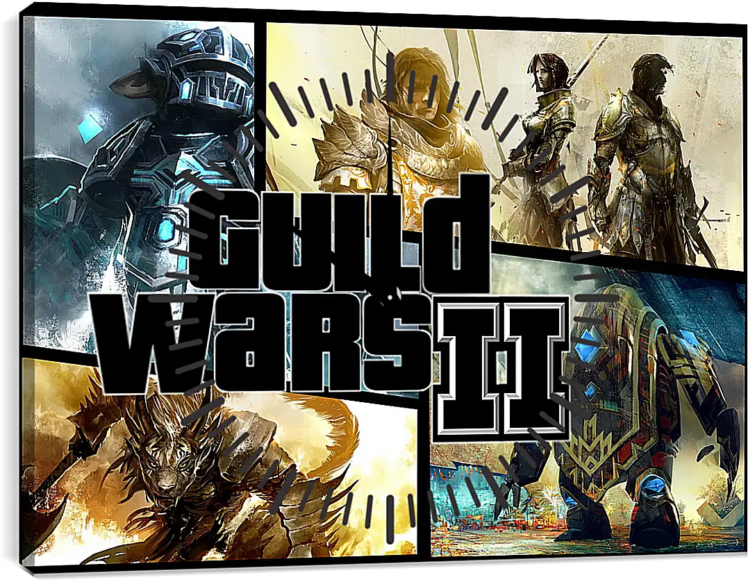 Часы картина - Guild Wars 2
