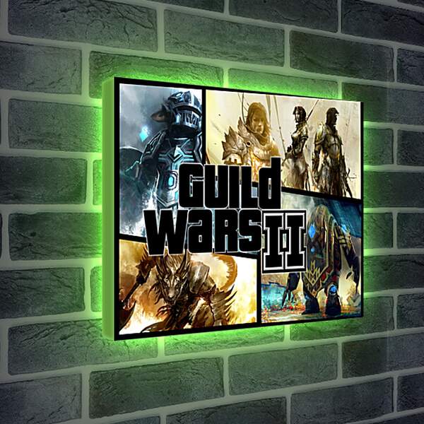 Лайтбокс световая панель - Guild Wars 2
