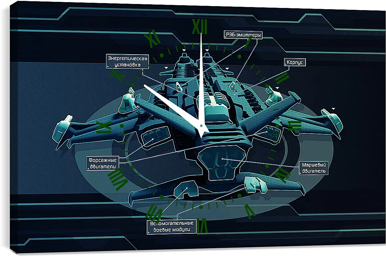 Часы картина - Star Conflict
