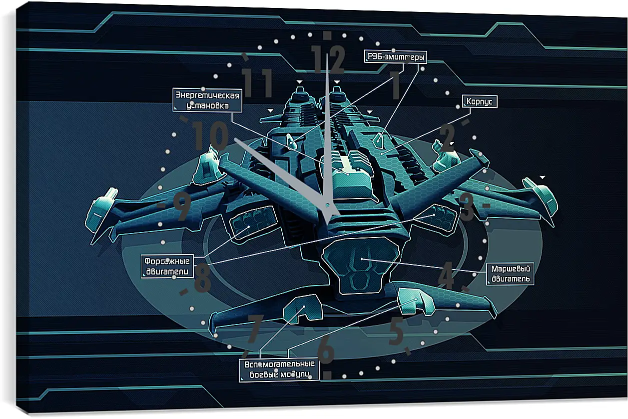 Часы картина - Star Conflict
