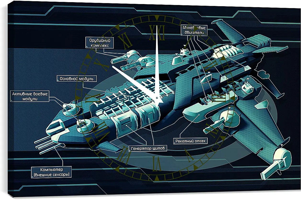 Часы картина - Star Conflict
