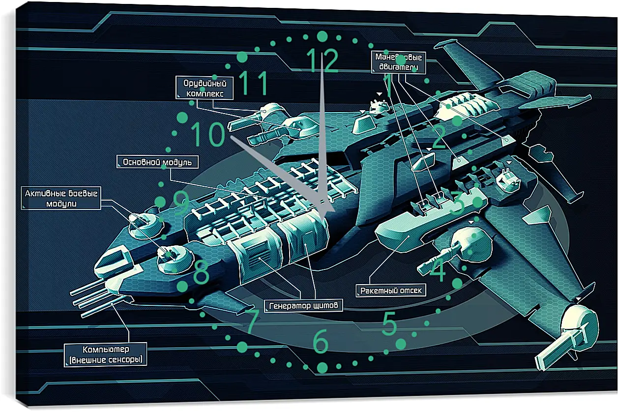 Часы картина - Star Conflict
