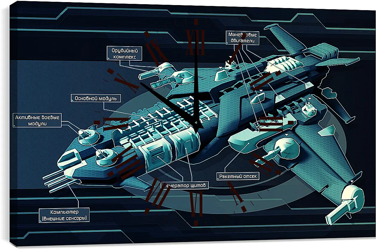 Часы картина - Star Conflict
