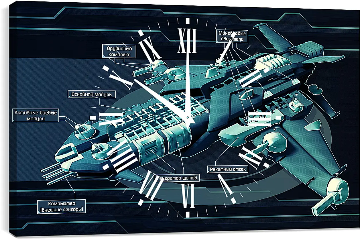 Часы картина - Star Conflict
