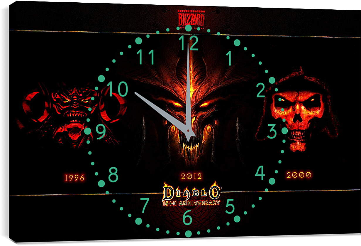 Часы картина - Diablo

