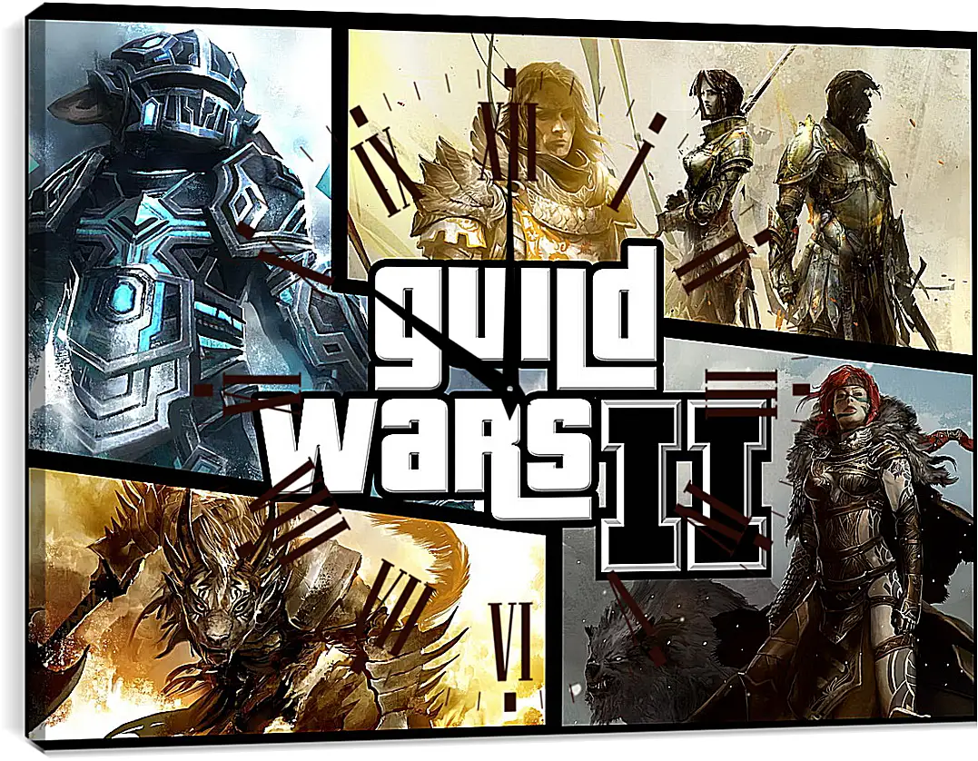 Часы картина - Guild Wars 2
