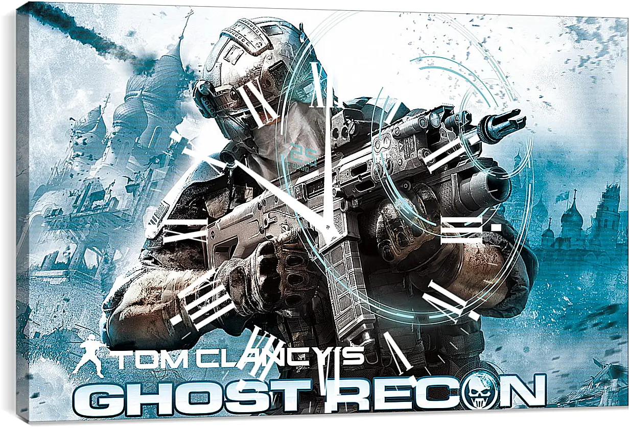Часы картина - Ghost Recon
