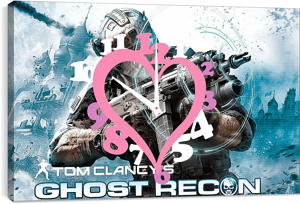 Часы картина - Ghost Recon
