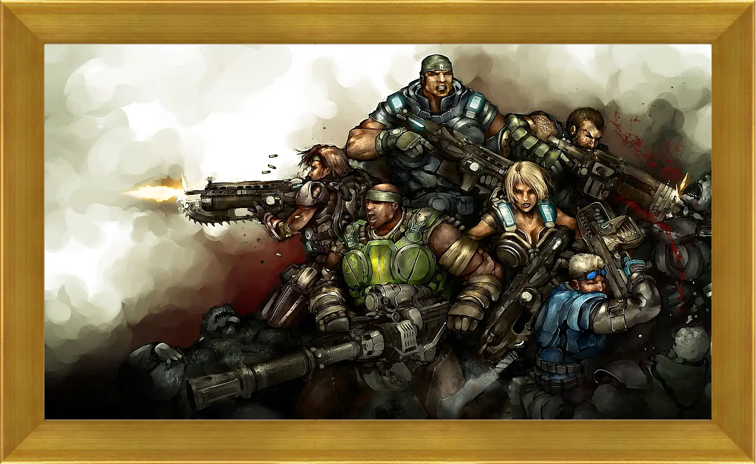 Картина в раме - Gears Of War 3
