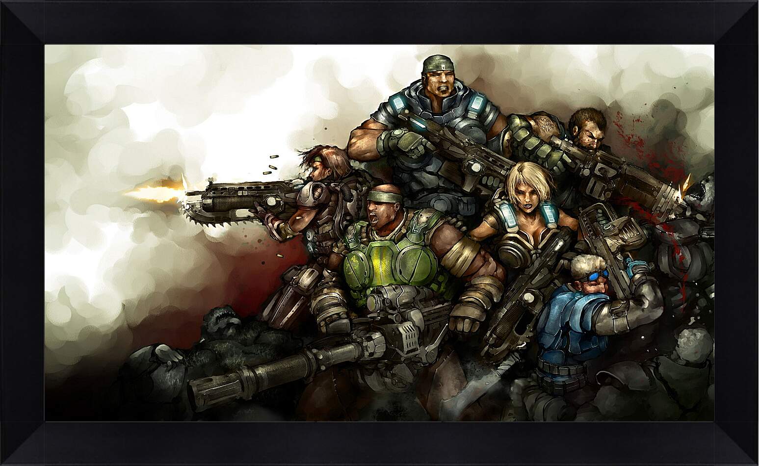 Картина в раме - Gears Of War 3
