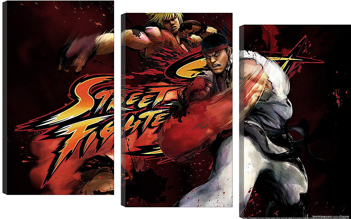Модульная картина - Street Fighter

